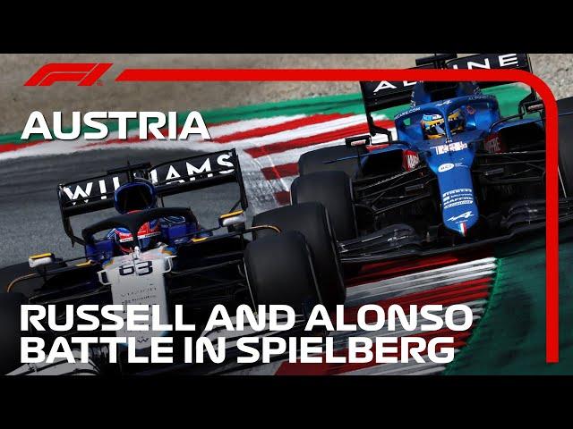 Alonso and Russell's Epic Duel | 2021 Austrian Grand Prix