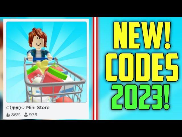 HURRY! - NEW MINI STORE CODES 2023!