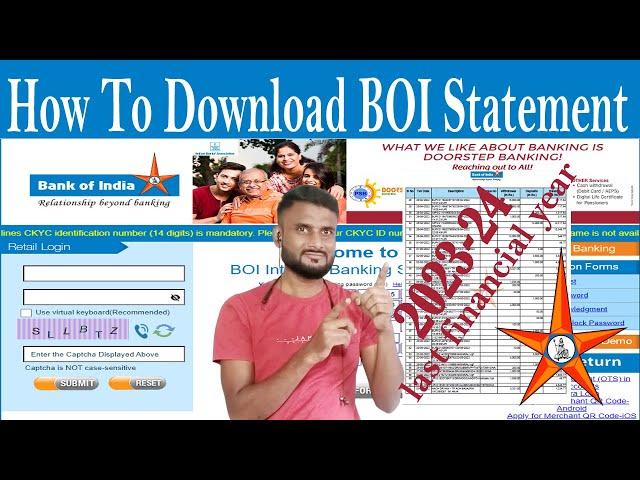 Bank Of India Ka Last Financial Year Ka Statement Kaise Download Karen 2024