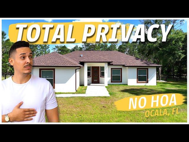 Privacy Living In Florida: Move-In Ready Home With 1.14 Acres Of Land With NO HOA/CDD!