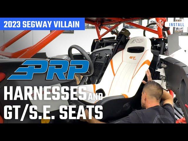 Comfortable and Secure: PRP Harness and GT/S.E. Seat Installed In Our Segway Villain