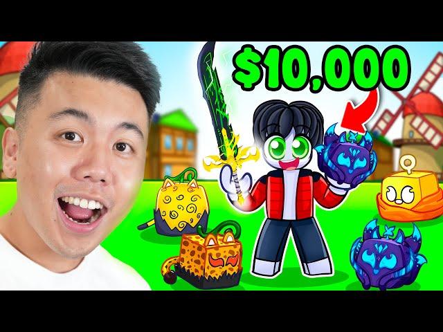 $1 VS $10,000 Blox Fruits Account!