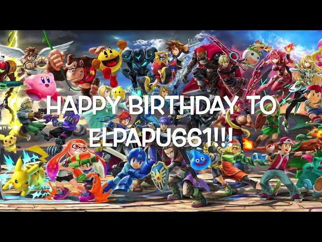 Super Smash Bros Ultimate Amiibo Fights Elpapu661 Birthday Battle