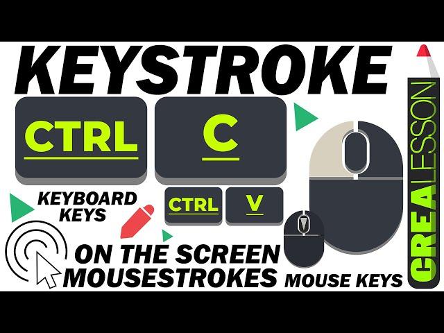 How to Show on Screen Keyboard and Mouse Keys KEYSTROKE