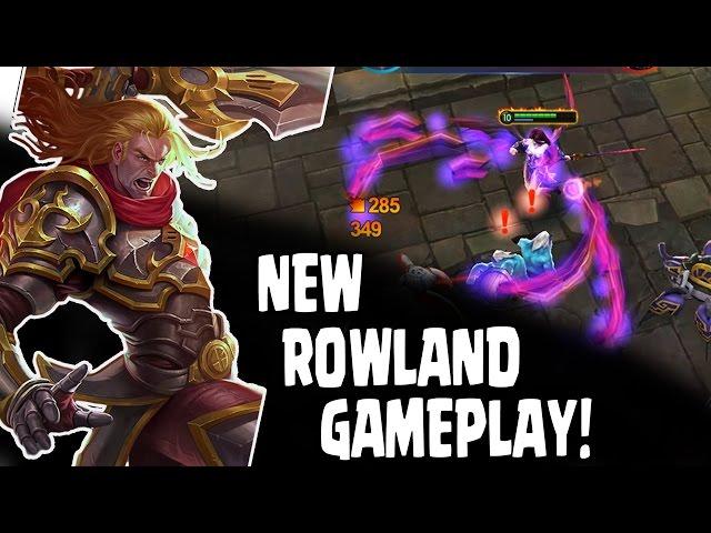 Legend ROWLAND - Trying To Carry!! MOBA LEGENDS Gameplay Ep. 1 [Sponsored]