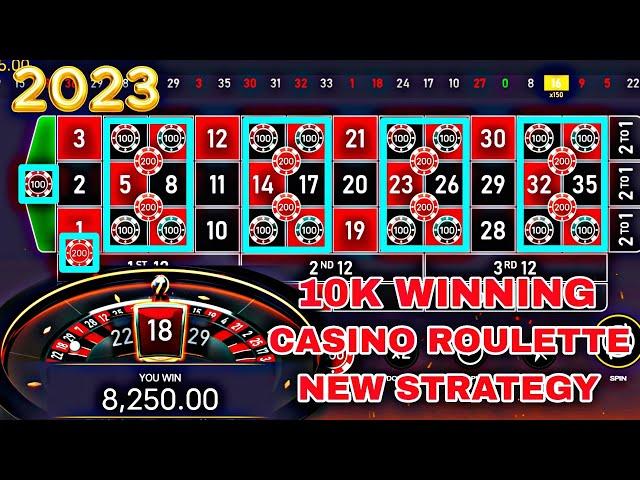 CASINO ROULETTE NEW TRICKS | TOTAL WINNING 70% WIN | 24+8 ROULETTE SYSTEM | 10K WINNING CASINO GAME