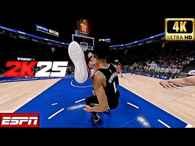 NBA 2K25 PC Next Gen Mods (4K60) | Spurs vs Thunder | Ultra Settings