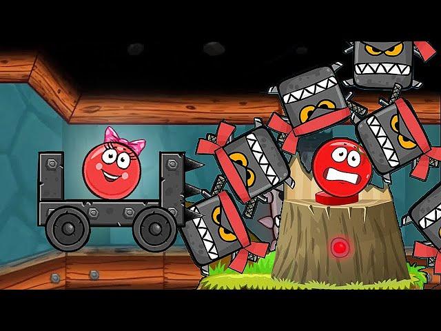 Красный Шар - мод на 1000 квадратов на уровне ! Взлом игры Red Ball 4 mod 100 square шарик от Спуди