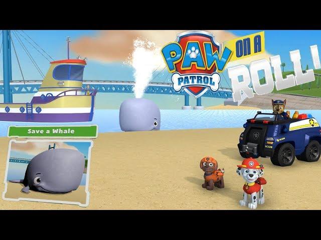 Paw Patrol on a Roll прохождение #5 Щенячий Патруль Маршал и Зума спасают Китёнка