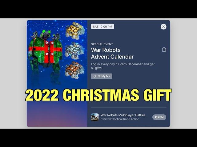 Coming Soon! 2022 Christmas Gift: Bane-Toxin Shell | War Robots News