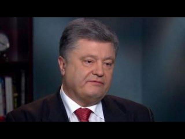 Petro Poroshenko on Vladimir Putin: 'I don't trust him'