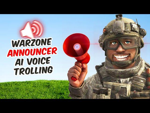 Warzone 2 AI Voice Trolling that should be ILLEGAL!