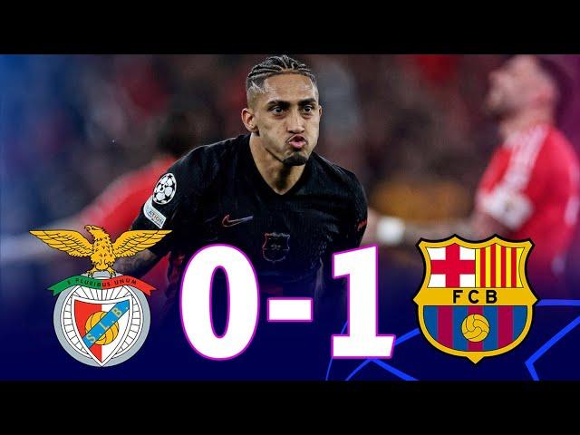 BENFICA 0-1 BARCELONA, UEFA CHAMPIONS LEAGUE, ROUND OF 16, 2025 - MATCH REVIEW