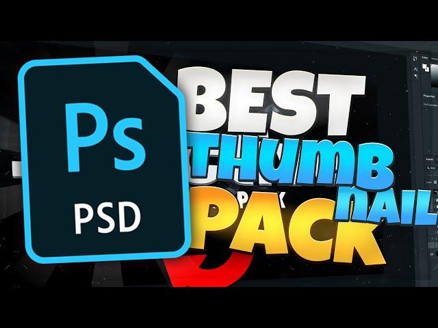 The Best Thumbnail/GFX Pack for Photoshop | 100% Free