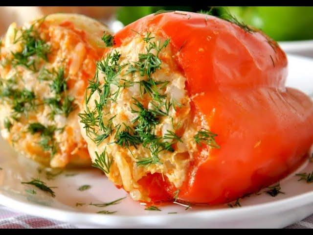 Фаршированный перец/Безумно Вкусный/Домашний рецепт/Просто и Быстро/