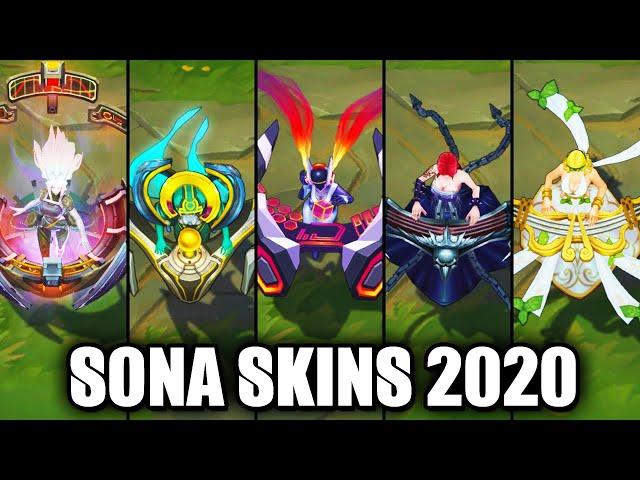 All Sona Skins Spotlight 2020 (League of Legends)