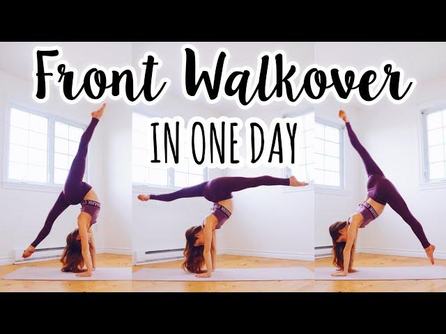 How to do a Front Walkover in One Day!