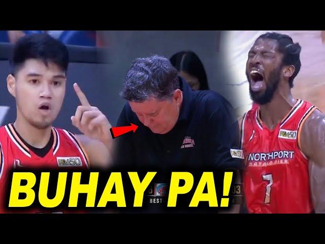 BUHAY PA ANG NORHTPORT! nakaligtas sa NSD Comeback ng Ginebra! Naghalimaw si Arvin at Jack!