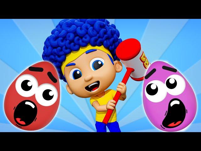 Let's See What's Inside the Surprise Egg with New Heroes | D Billions Kids Songs