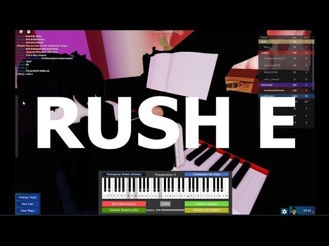 Roblox Got Talent- RUSH E