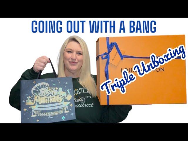 TRIPLE LV UNBOXING! GOING OUT WITH A BANG FT THE SPEEDY 30 CRAFTY BAG!