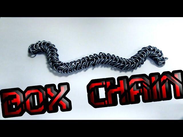 Плетение из колец. Как сделать цепочку? Урок 1. Коробка