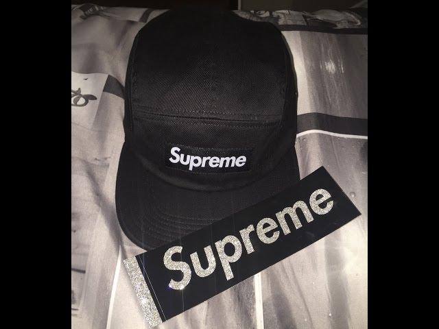 Supreme Unboxing- S/S 16 Week 17: Washed Chino Twill Cap Black