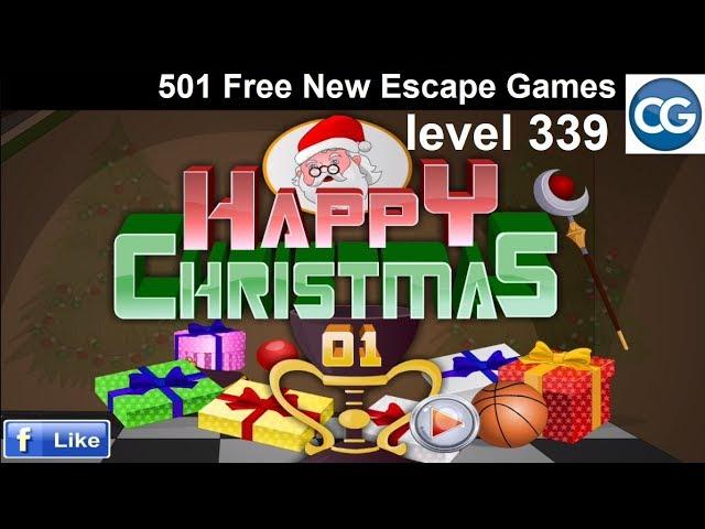 [Walkthrough] 501 Free New Escape Games level 339 - Happy christmas 1 - Complete Game