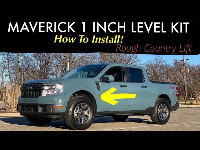 FORD MAVERICK 1 INCH LEVEL KIT INSTALL HOW TO