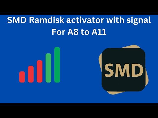 SMD Ramdisk activator with signal for iCloud bypass on checkm8 devices