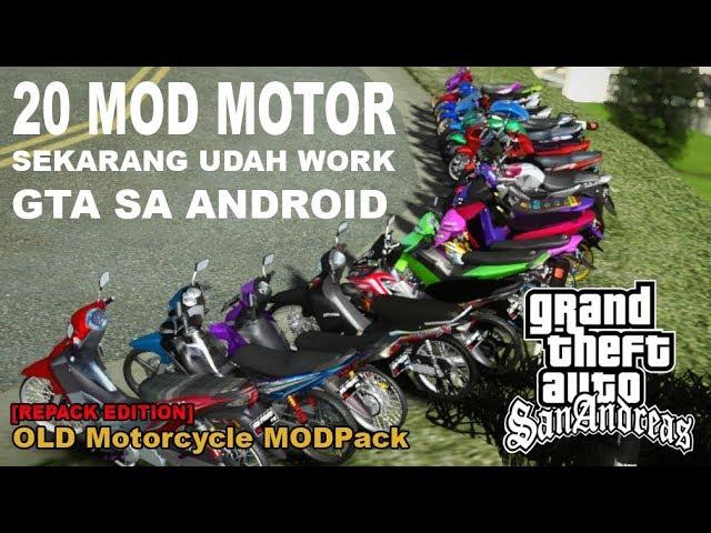 UPDATE VERSI REPACK! OLD MOTORCYCLE MODPACK SEKARANG WORK GTA SA ANDROID