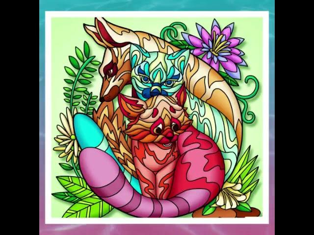 I love to color