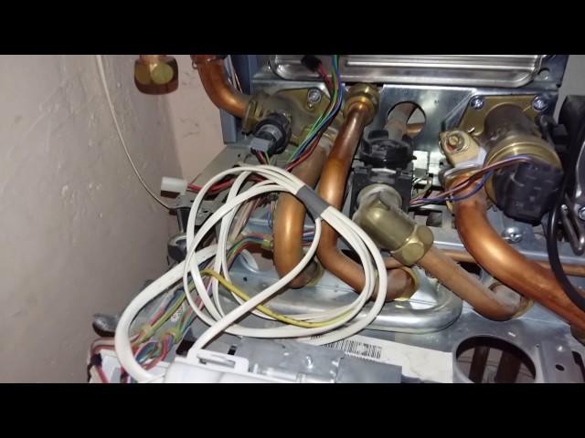 Газовый котёл Vaillant ошибка F28-F29 чистка газ.клапана