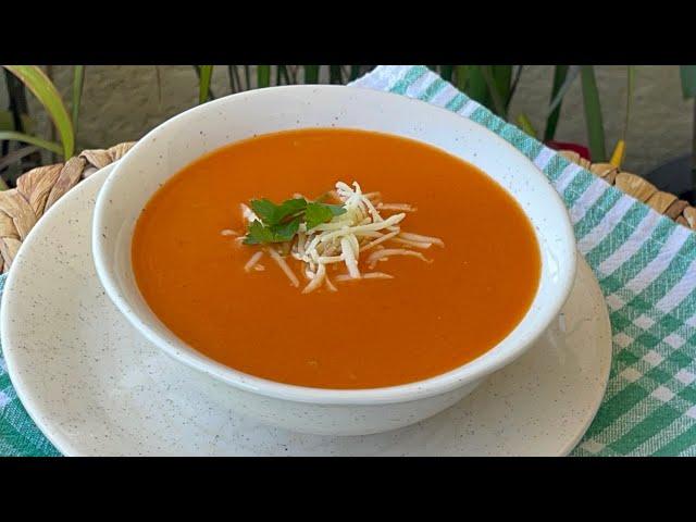 RESTAURANT STYLE Perfect TOMATO SOUP Recipe in 10 Minutes