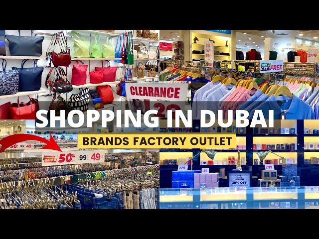 Brands Factory Outlet Dubai - UAE!! CLEARANCE SALE | Shopping in Dubai 4K