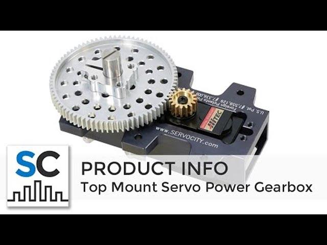 SPG785A ServoCity.com Top Mount Servo Gearbox