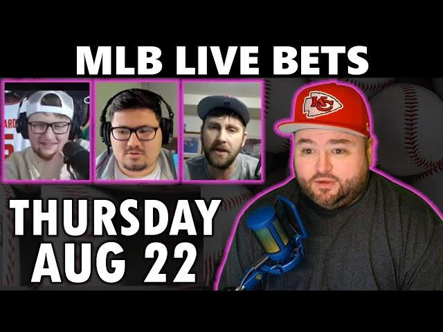 Live Bets With Kyle Kirms MLB Early Picks Thursday August 22