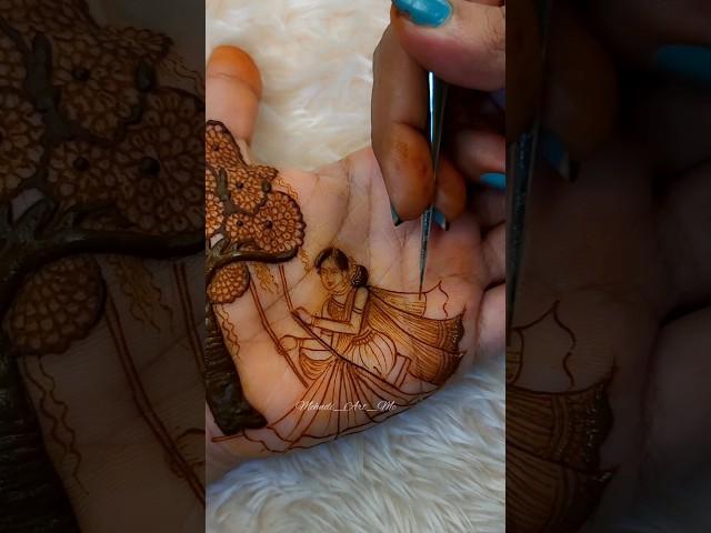 Hariyali Teej Mehndi | #youtubeshorts #shortsviral #shortvideos #shorts #mehndiartme