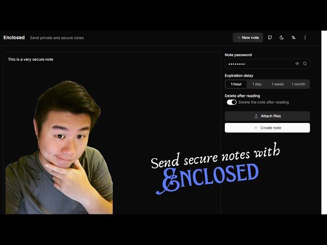 Homelab Series - Share your notes securely with Enclosed