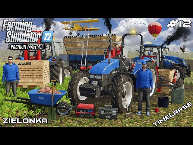 Harvesting RED BEET directly into the BOXES | Zielonka | Farming Simulator 22 | Episode 11