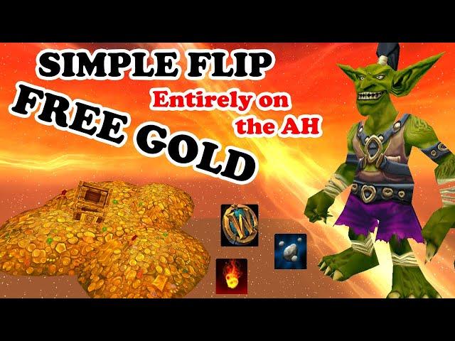 Do This 5 MINUTE FLIP to make FREE GOLD on the AH (WotLK Classic)