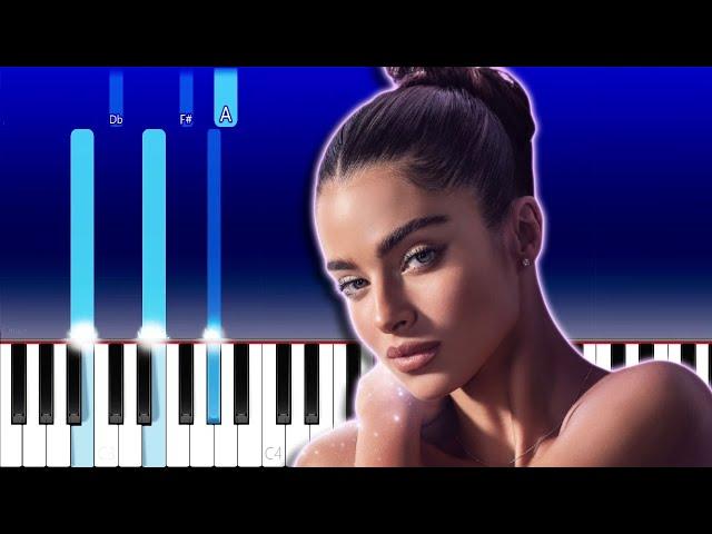 Noa Kirel - Unicorn - Israel (Piano Tutorial)