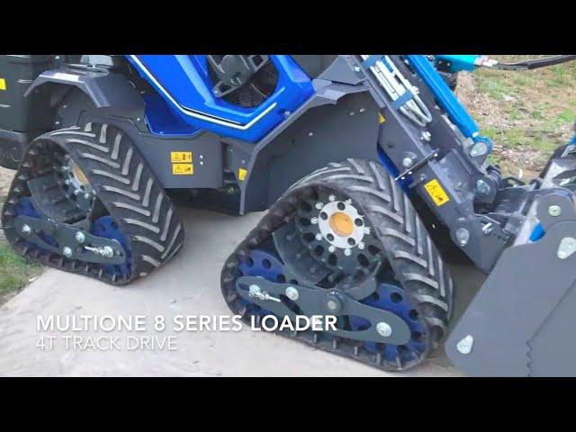 Intro to the 4T Tracked Drive System for MultiOne 8 Series Compact Mini Loader