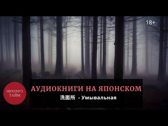 【18+】Аудиокнига на японском языке с текстом для начинающих   洗面所 -Умывальная