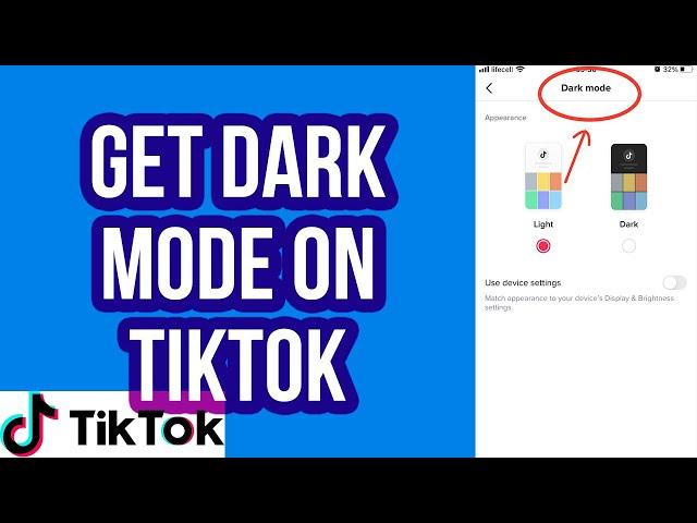 How to Get Dark Mode on Tiktok Android/iPhone/IOS | New update