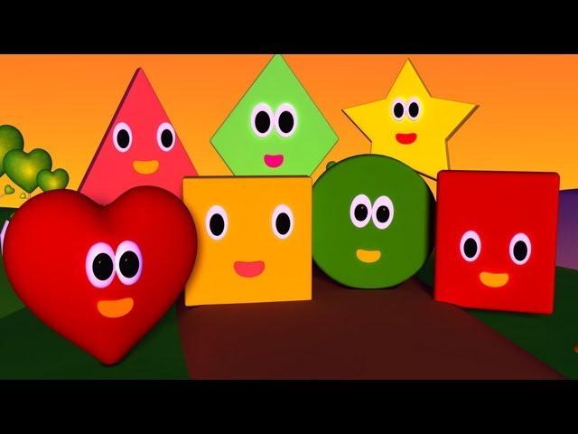 The Shapes Song | Nursery Rhymes | Nursery Rhymes With Lyrics