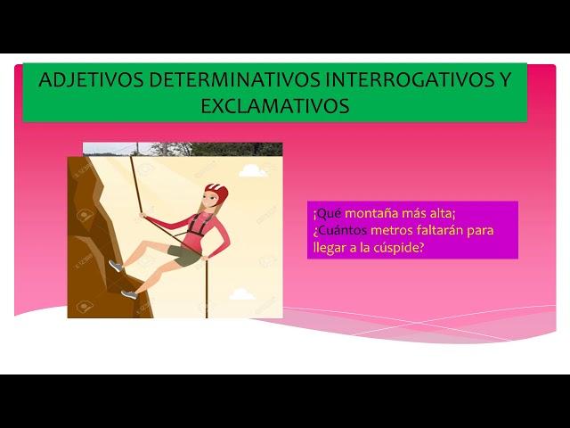 Adjetivo determinativo y su clasificacion