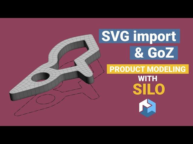 Product Subdivision Modeling #11: SVG Import & Go to ZBrush in Silo 3D