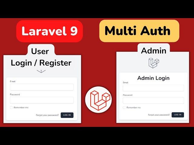 Laravel 9 Multi Auth | Laravel 9 Breeze Multi Auth | Laravel Multi auth Guard | Ajay yadav | [HINDI]