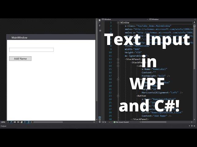 Text Input with Textboxes in WPF - WPF C# Tutorial Part 4